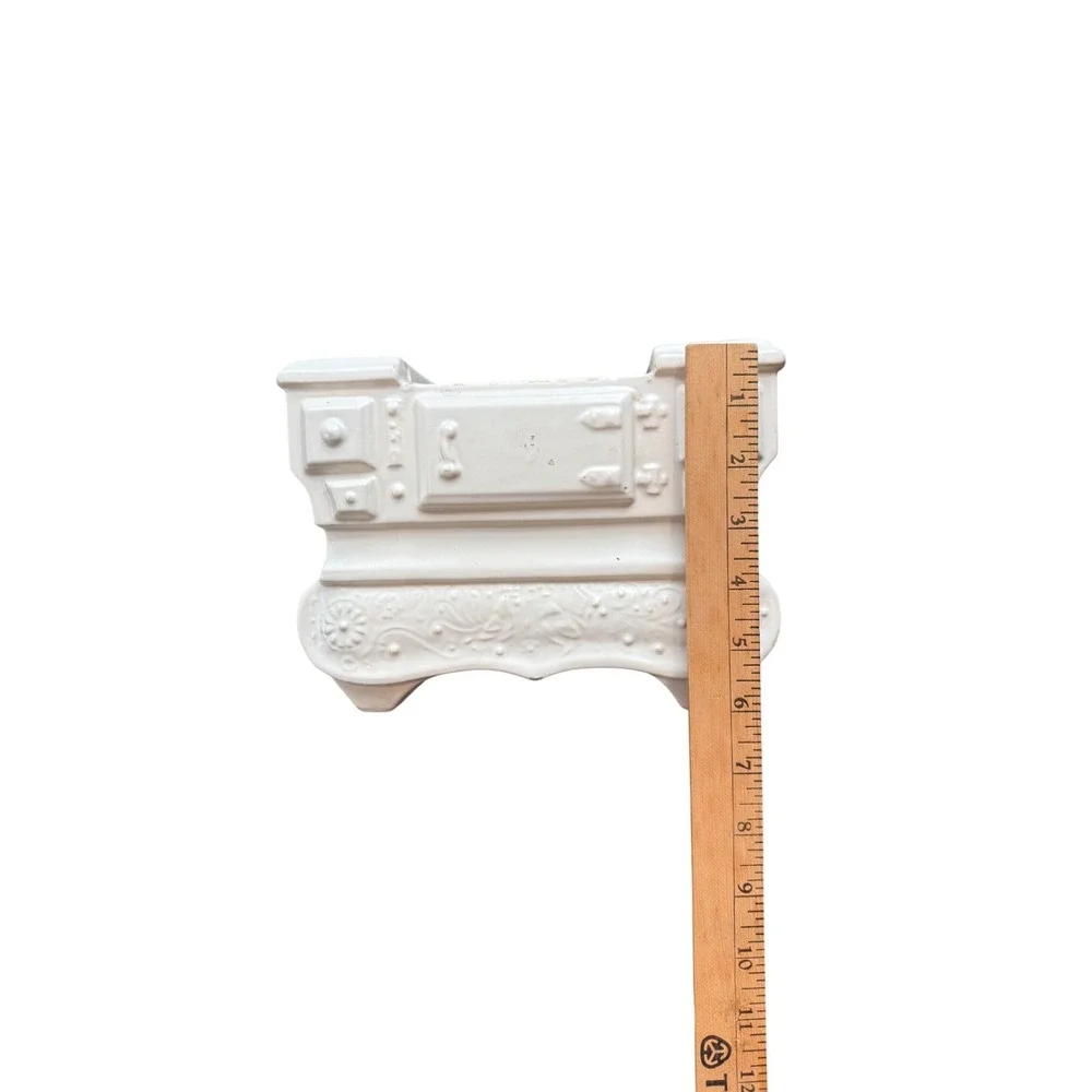 Vintage McCoy USA Planter White Pottery‎ Farmhouse Decor Cottagecore Ceramic